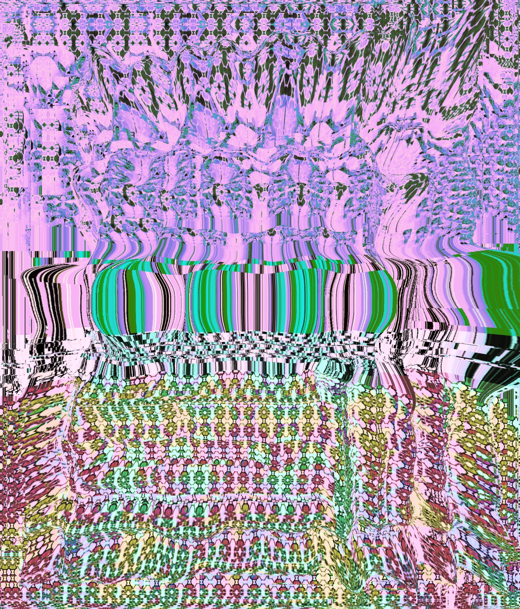 Neon acid sheet art