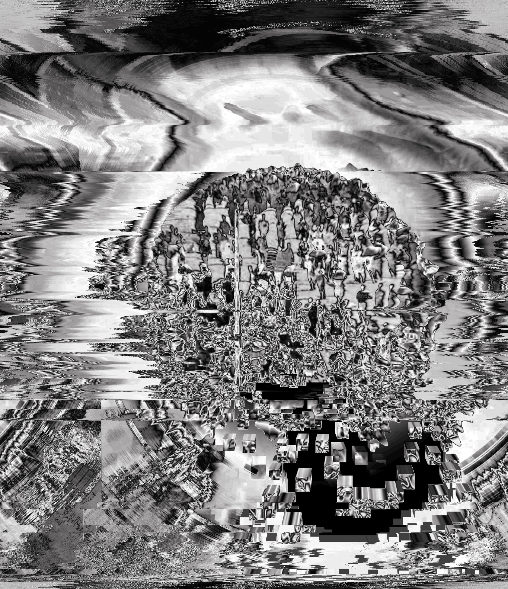 Lost souls glitch art