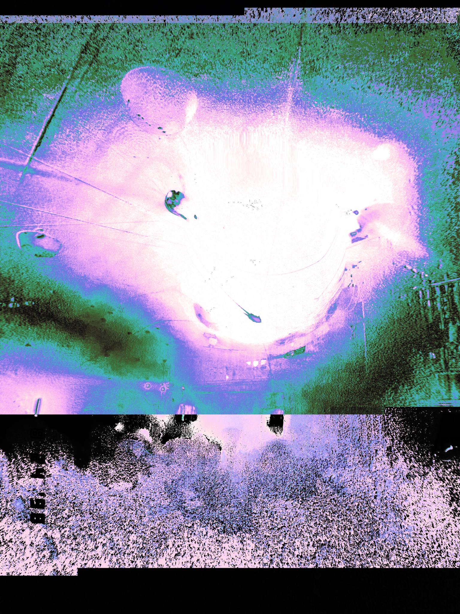 Night at the disco glitch art